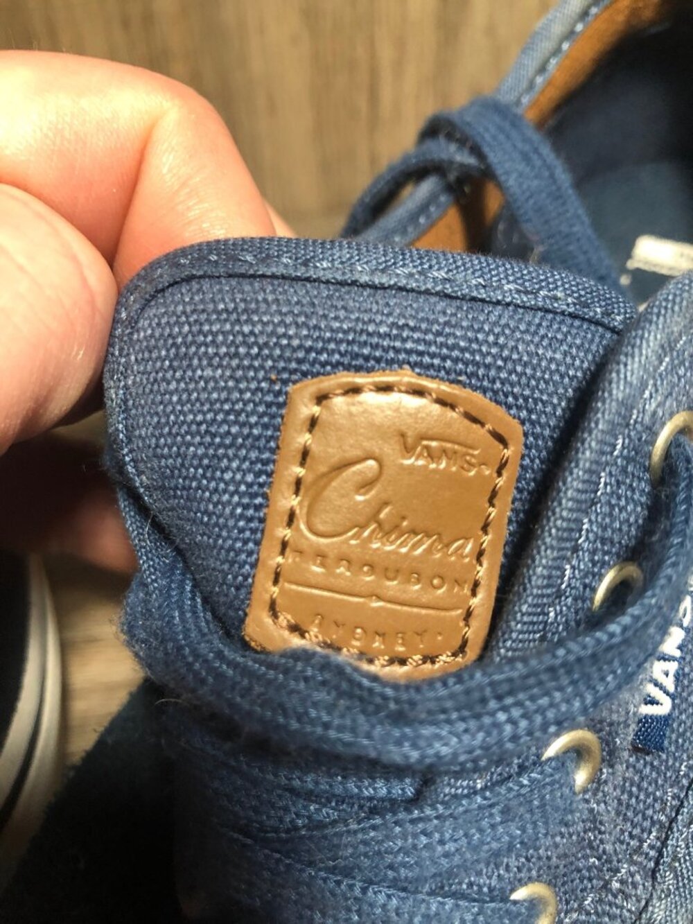 Vans Chima Ferguson Pro Sydney Blue Suede Canvas Youth 4.5 Womens 6 - Picture 7 of 7